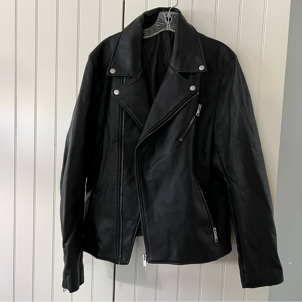 Mens H&M leather jacket